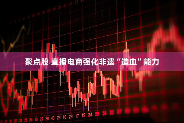 聚点股 直播电商强化非遗“造血”能力