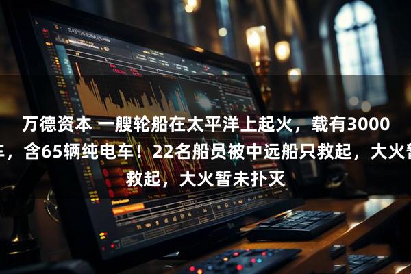 万德资本 一艘轮船在太平洋上起火，载有3000多辆汽车，含65辆纯电车！22名船员被中远船只救起，大火暂未扑灭